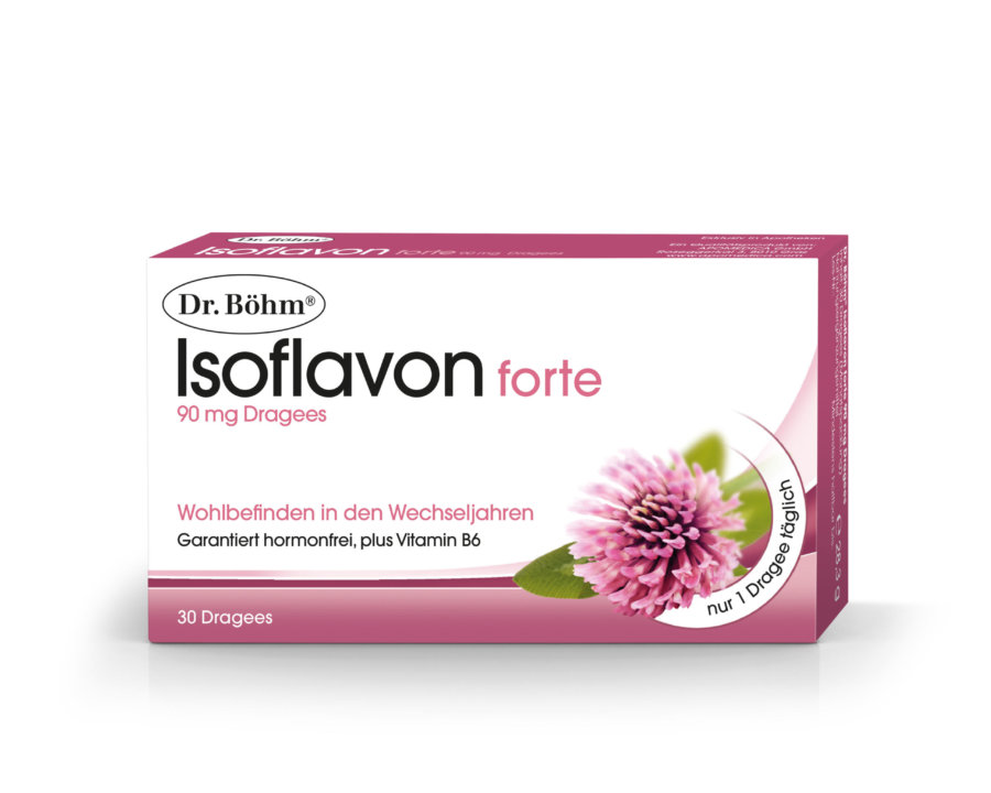 Dr. Böhm® Isoflavon forte, 90 mg Dragees - Wohlbefinden in den Wechseljahren