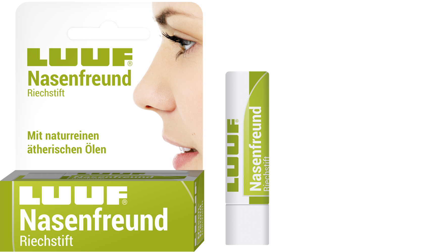 Luuf® Nasenfreund Riechstift mit naturreinen ätherischen Ölen