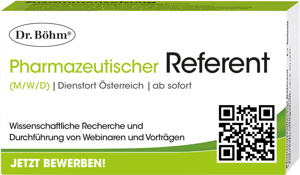 Stellenausschreibung Pharmazeutischer Referent (M/W/D) | Dienstort Österreich