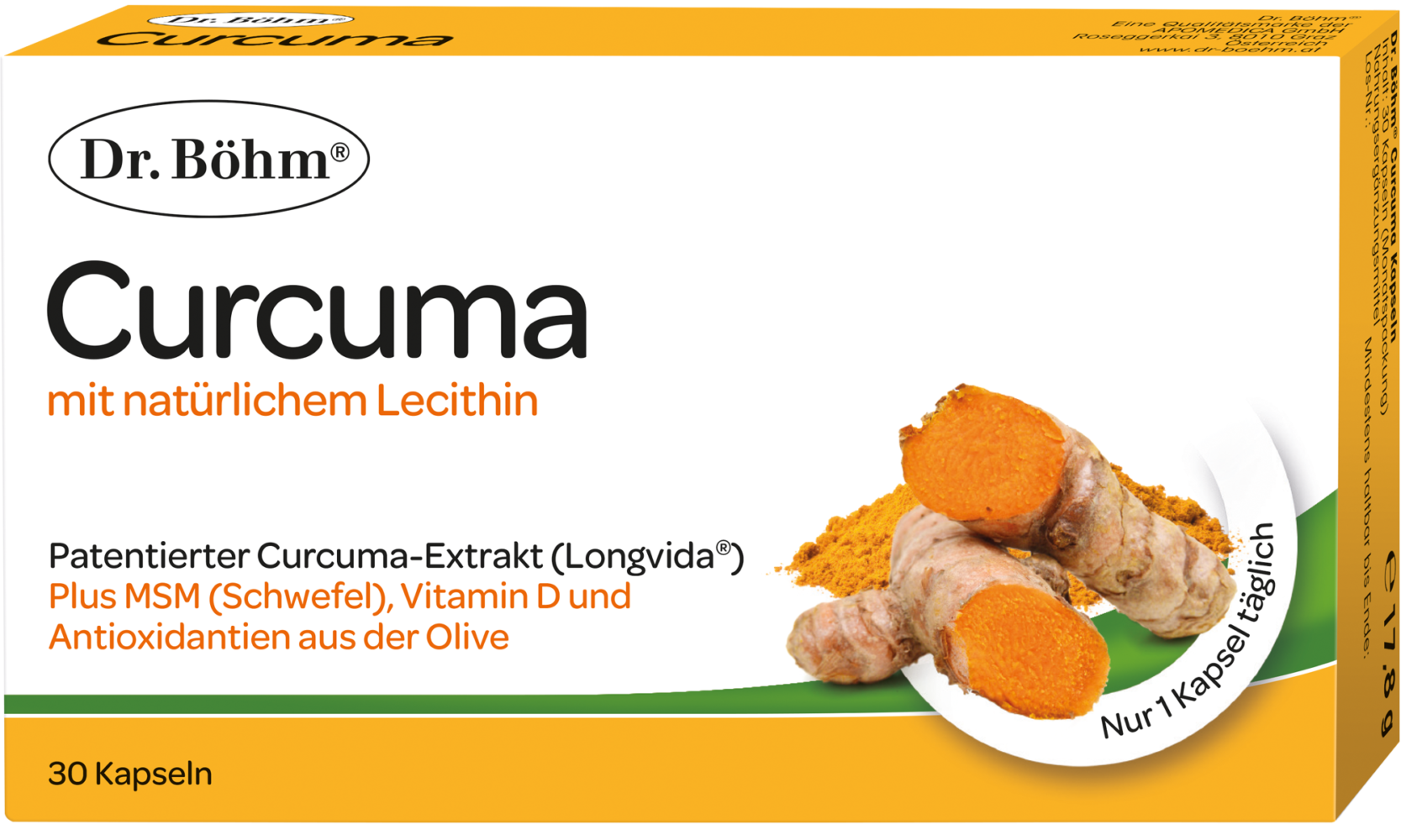 Dr. Böhm® Curcuma Kapseln, Nahrungsergänzungsmittel