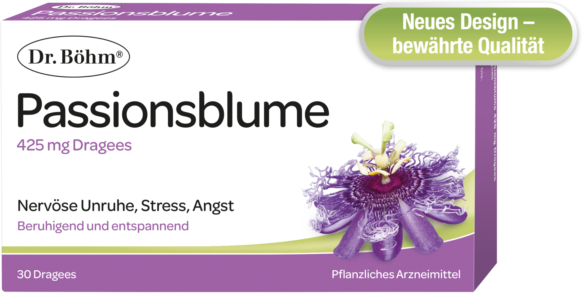Neues Design - Dr. Böhm® Passionsblume 425 mg Dragees