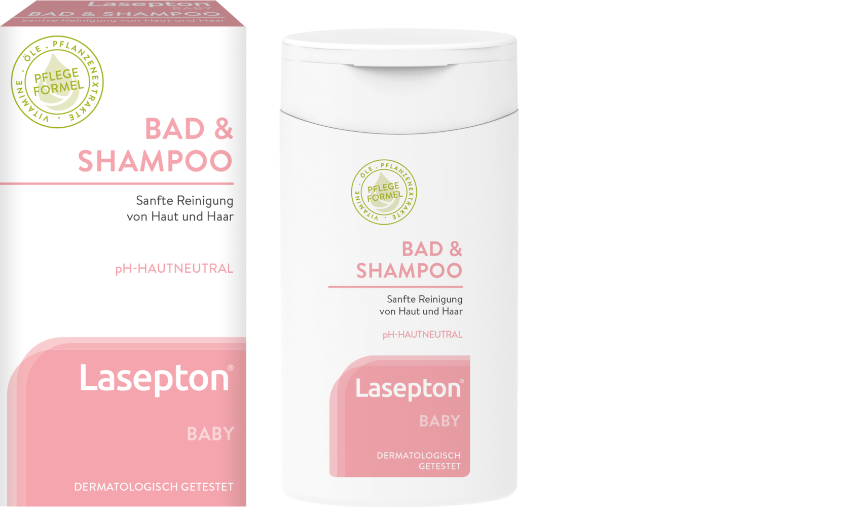 Lasepton® BABY Bad & Shampoo - sanfte Reinigung von Haut und Haar