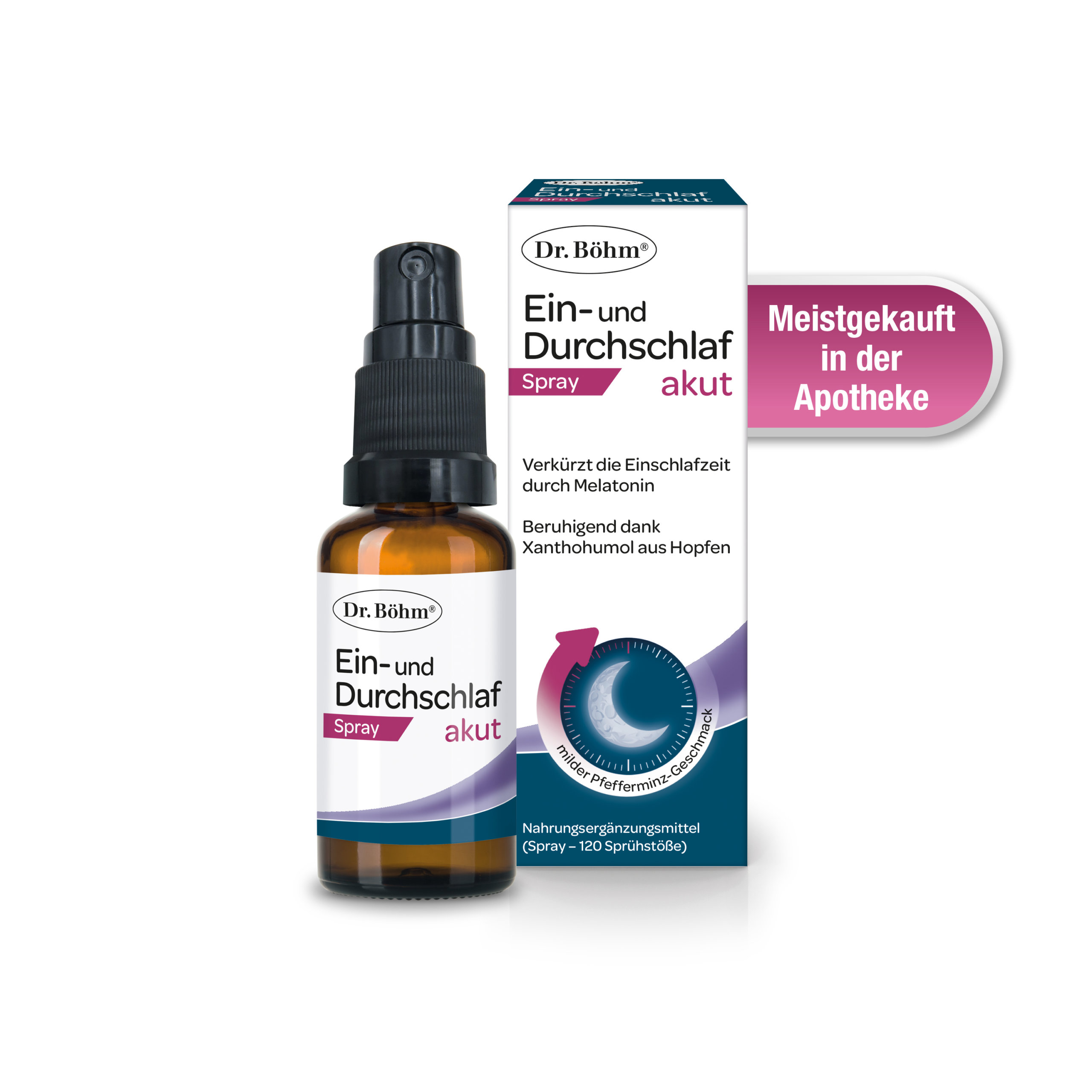Dr. Böhm® Ein- und Durchschlaf akut Melatonin-Spray