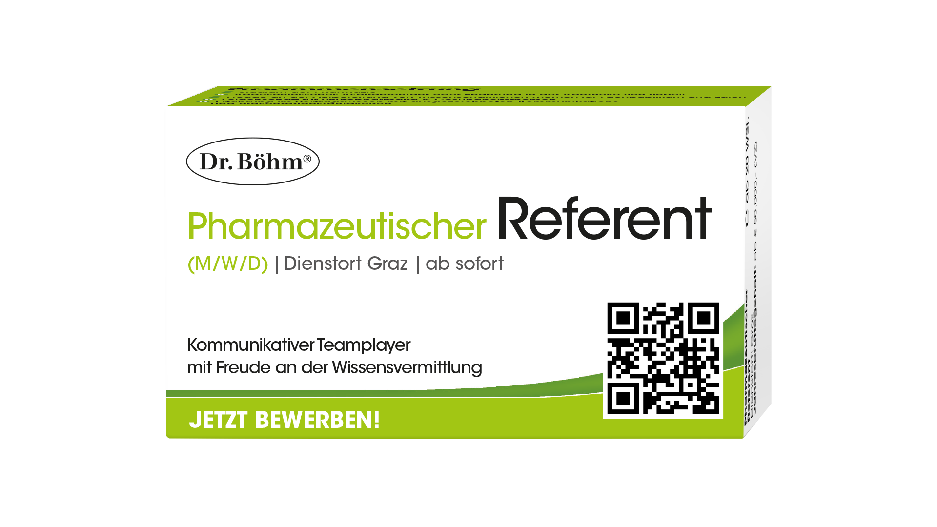 Stellenausschreibung Pharmazeutischer Referent (M/W/D) | Dienstort Graz | ab sofort