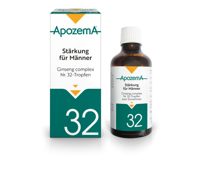 Apozema® Stärkung für Männer; Ginseng complex Nr. 32-Tropfen