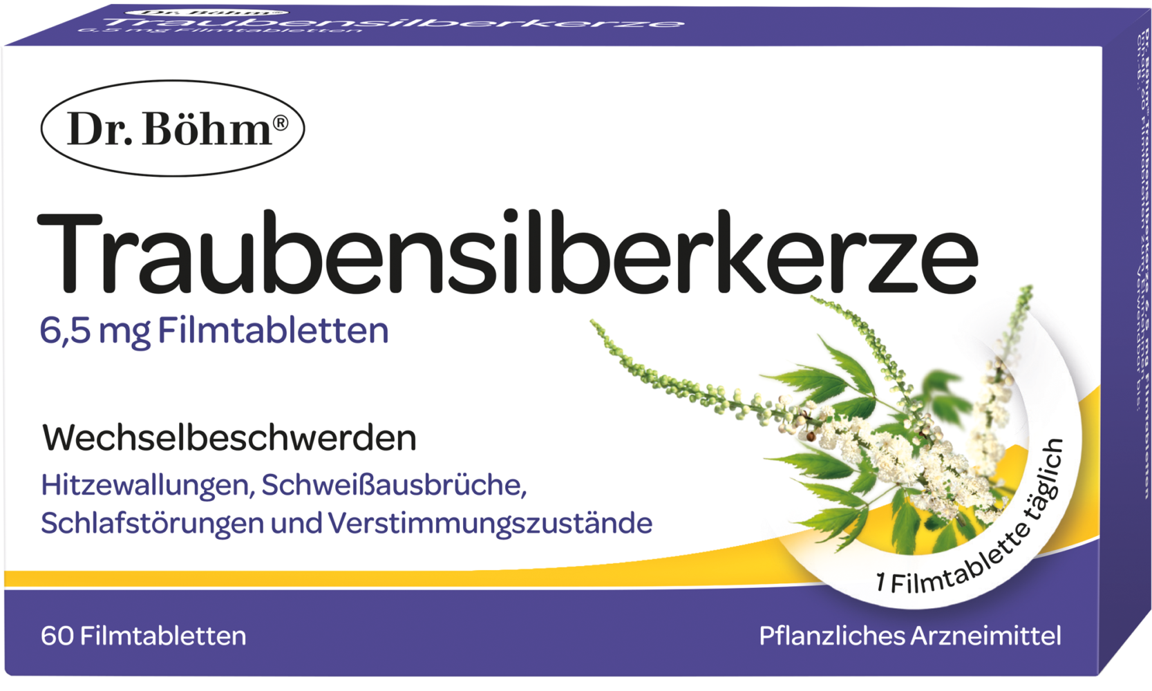 Dr. Böhm® Traubensilberkerze 6,5 mg Filmtabletten; Wechselbeschwerden